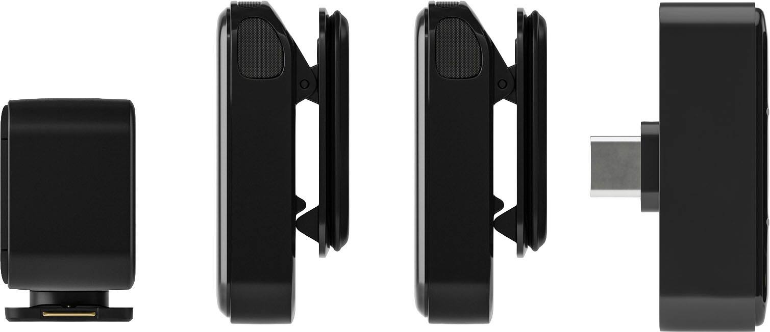 Alt View 3. RØDE - WIRELESS MICRO Ultra-Compact Wireless Microphone Camera Kit - Black.