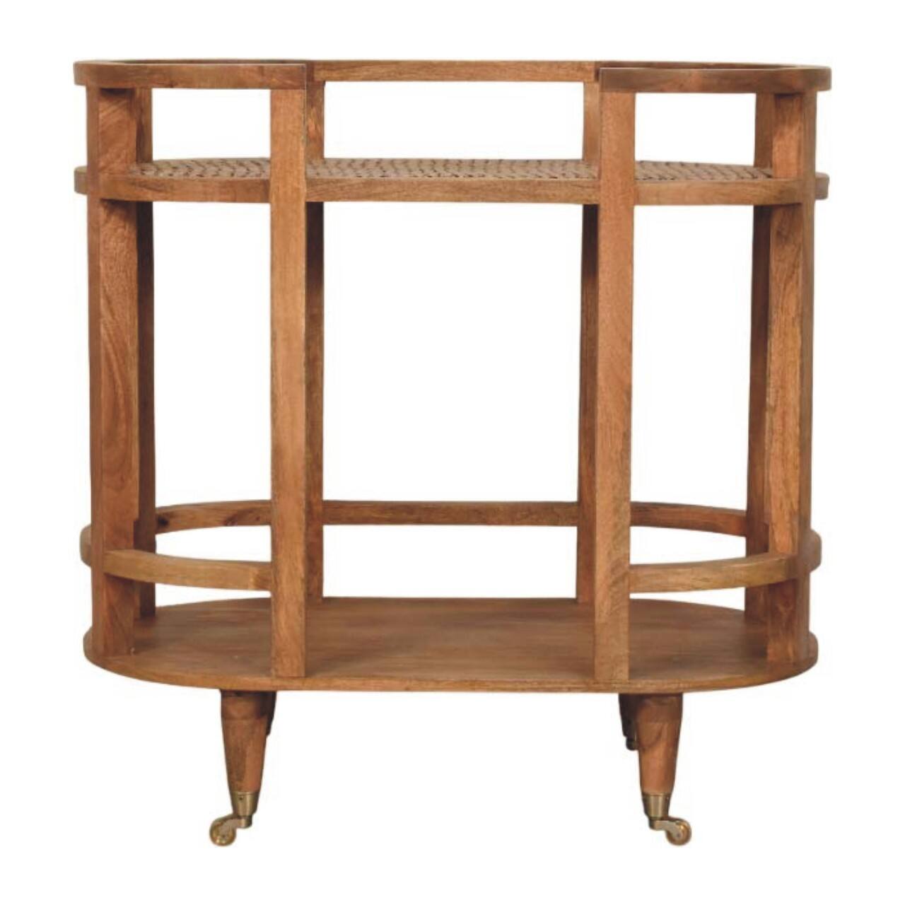 Artisan Furniture - Solid Wood Isla Curved Butler Console - Brown