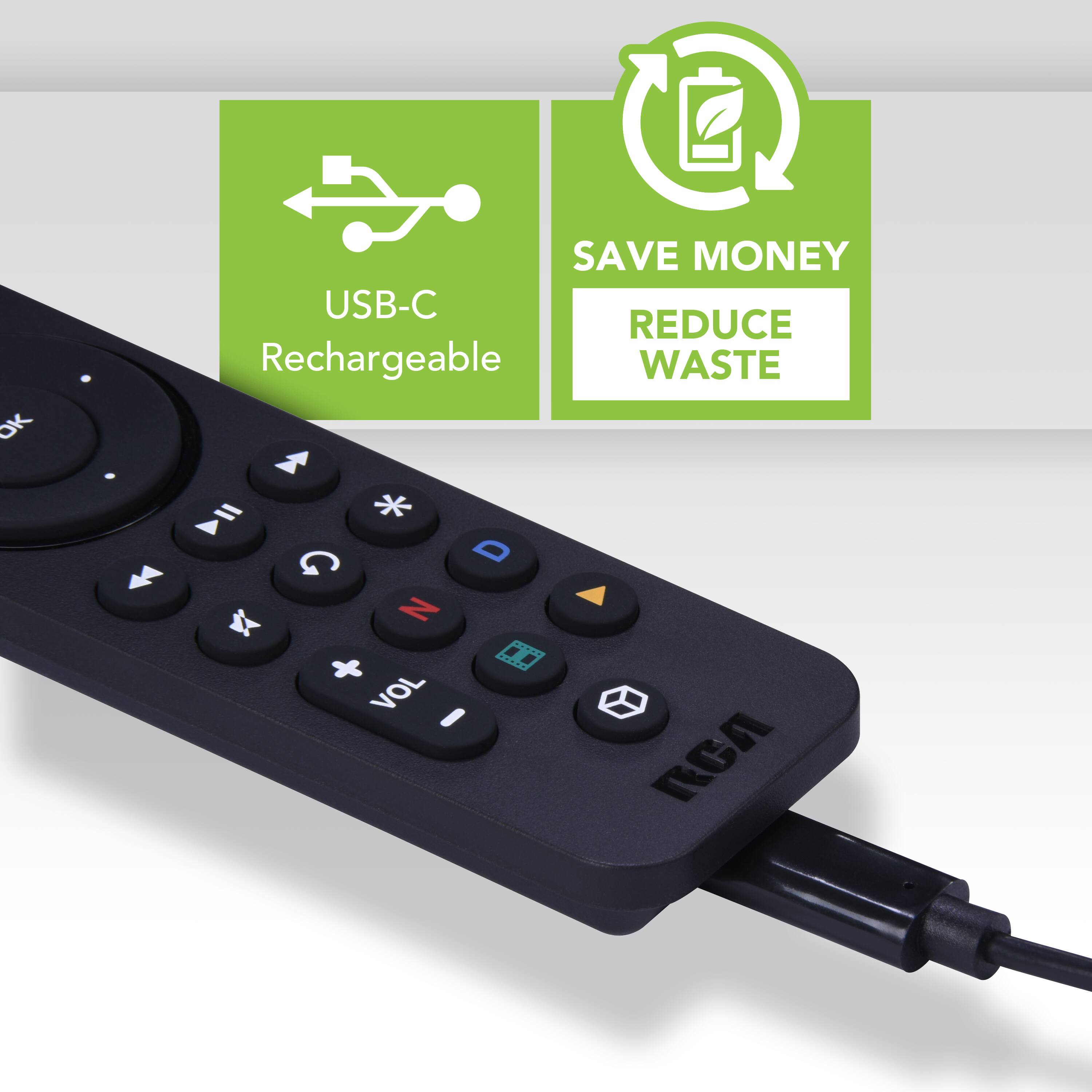 OK
SAVE MONEY USB-C REDUCE WASTE
VOL I
RCA