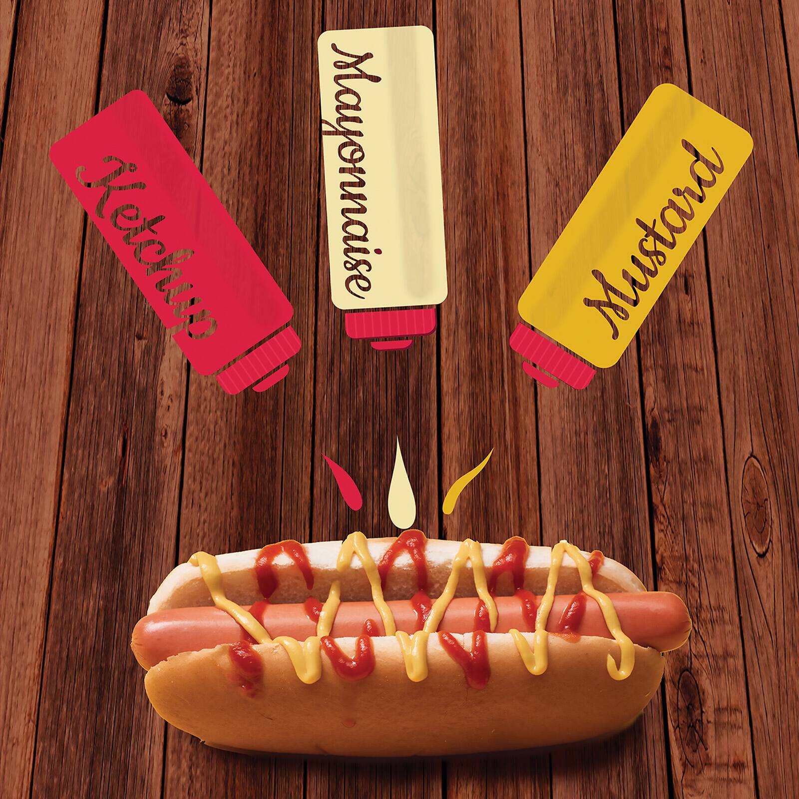 Ketchup Mayonnaise Mustard