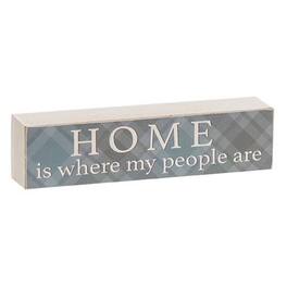 BreeBe - *Home Is Where My People Are Plaid Block - Multi