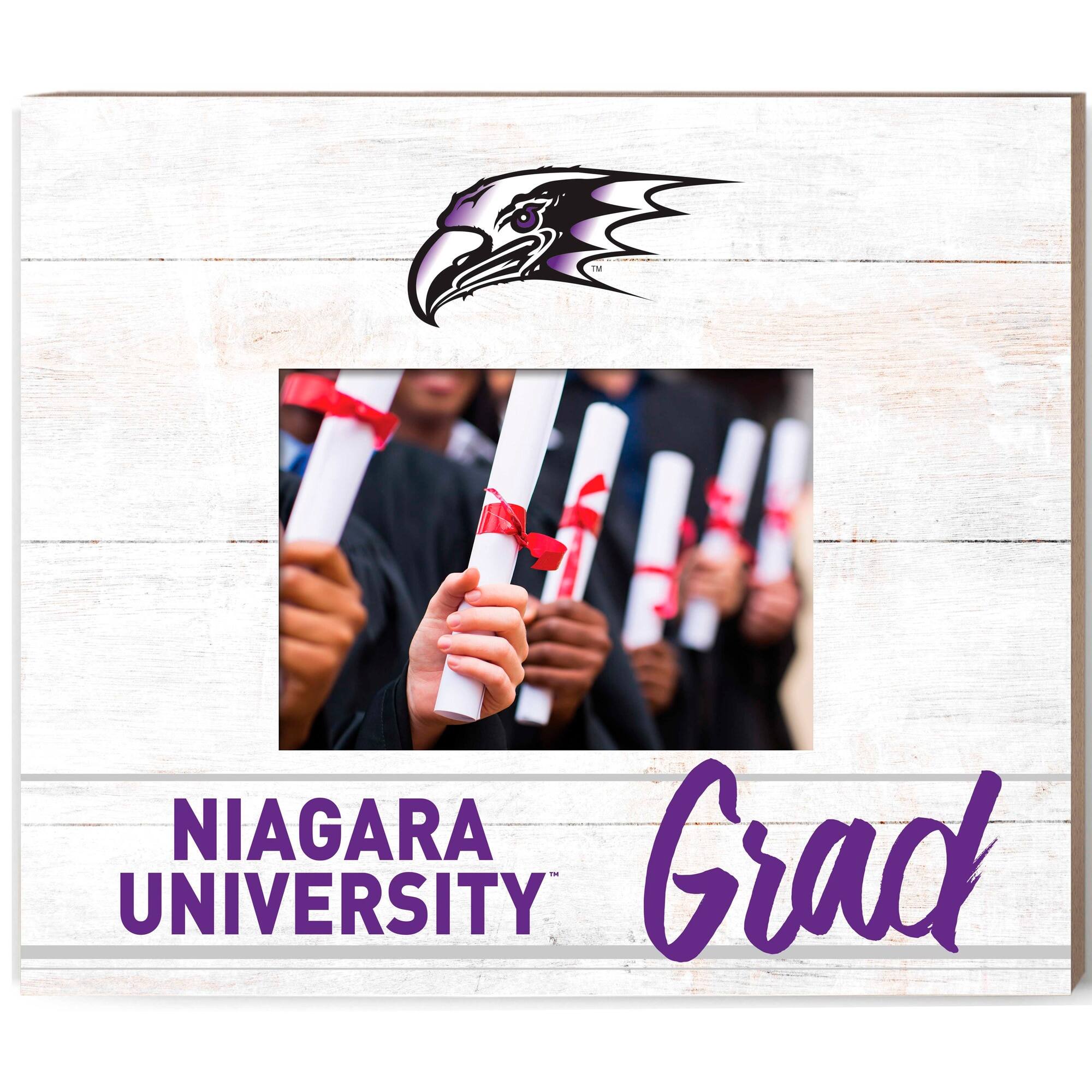 Niagara Purple Eagles 13.5" x 11.5" Grad Frame