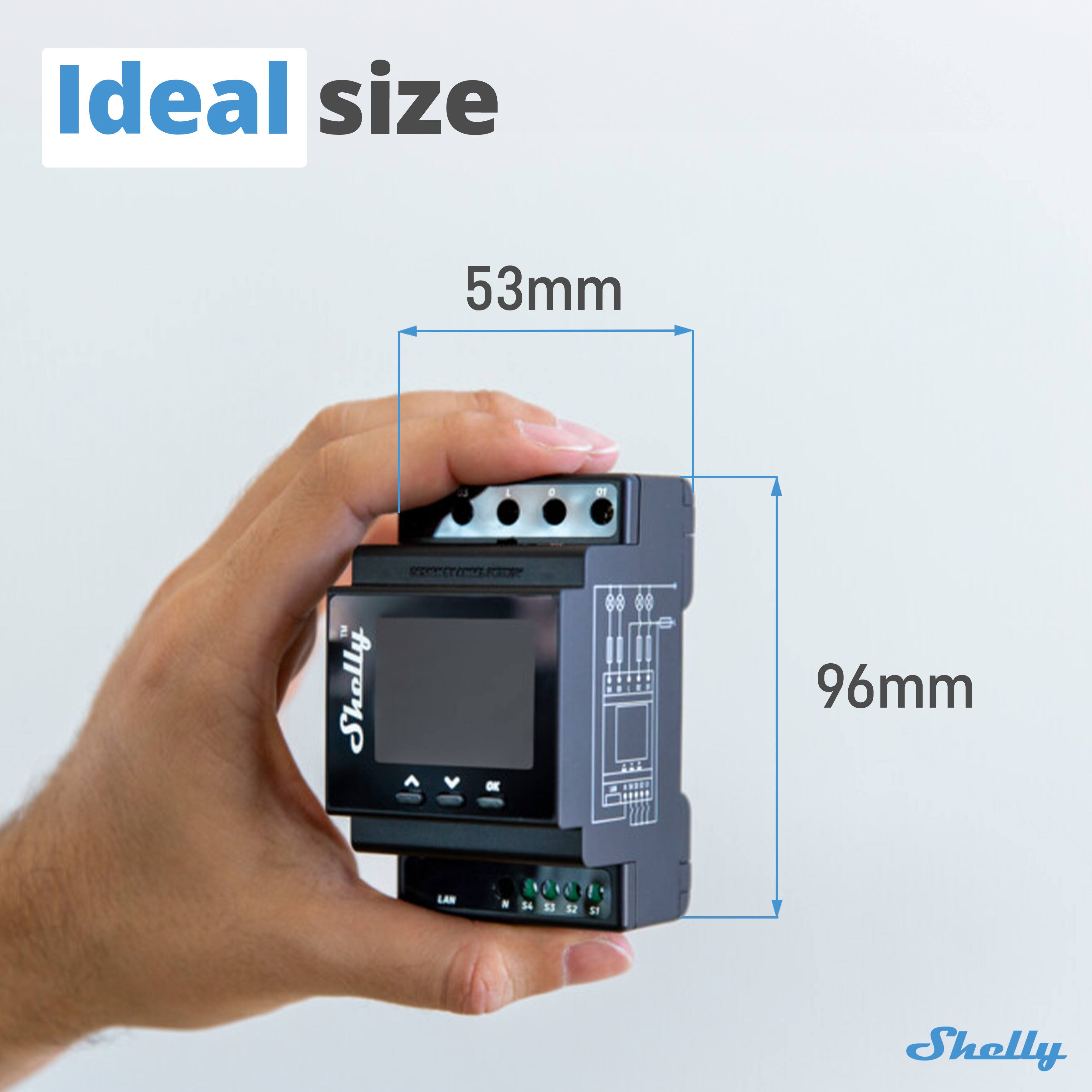 Ideal size 53mm x 96mm

Shelly