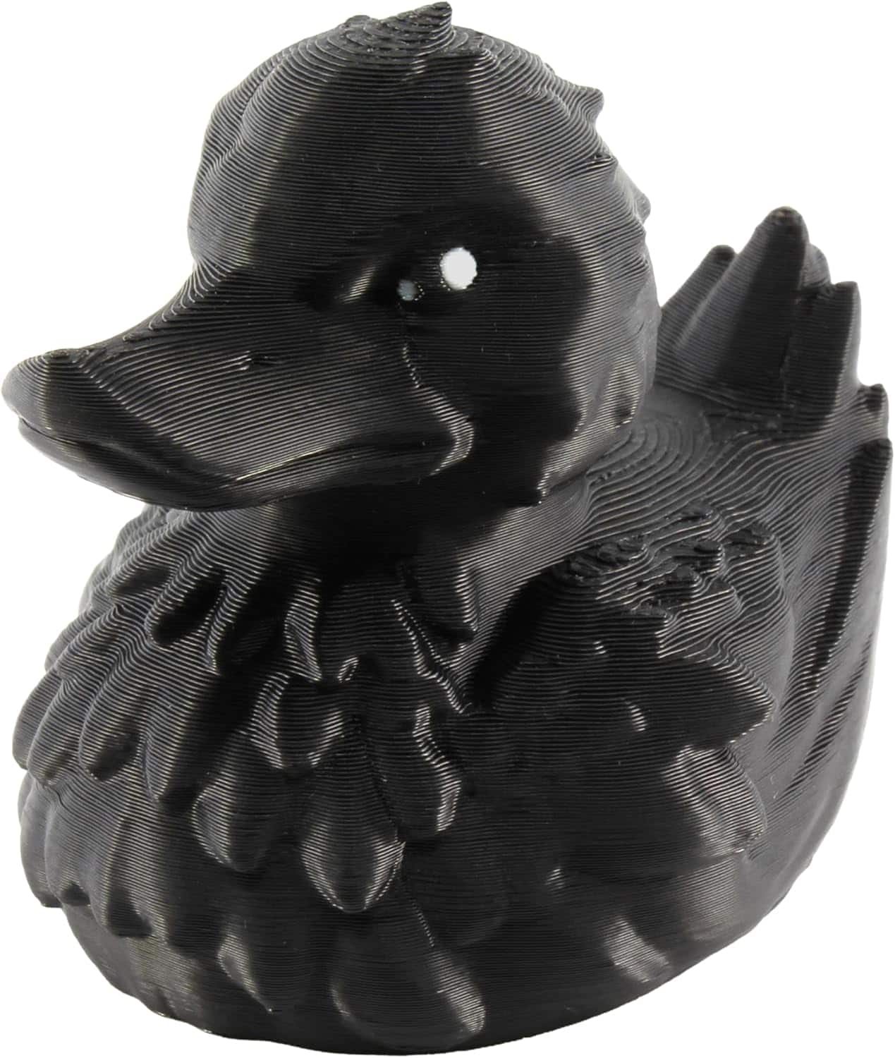 JuzToys - Raven Duck Figurine, Duck for 4x4 Ducking, Fun Car Dashboard Accessory, Unique Raven Gifts, Ducks for Cars by PowerTRC - Black