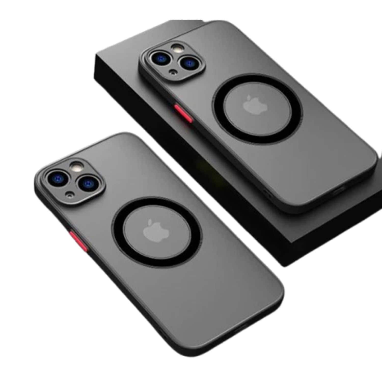 Home Collection - MagSafe Case w/ Magnetic Camera Lens Cover for iPhone 14 Pro Max – Protective Cover - Black