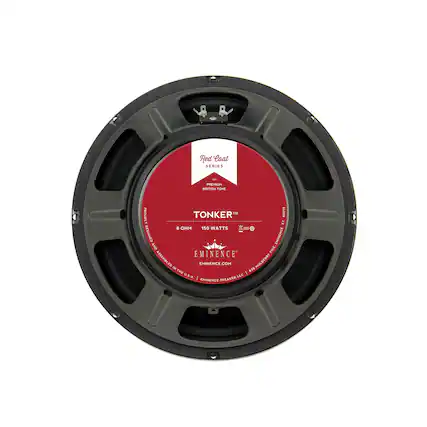 Red Coat SERIES
PREMIUM BRITISH TONE
TONKER™
8 OHM 150 WATTS
EMINENCE
EMINENCE.COM
EMINENCE SPEAKER LLC | 833 MULBERRY DR.
ASSEMBLED IN THE U.S.A.