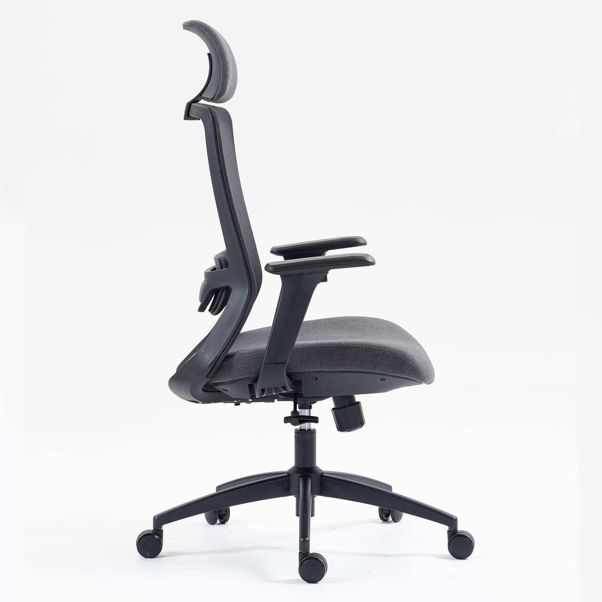 Alt View 4. Spaco - Spaco Ergonomic High Back Mesh Executive Office Chair, for Home Office - Black.