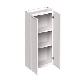 Boyel Living - 27-in W x 36-in H x 12-in D Slim Shaker RTA Kitchen Wall Cabinet with Soft-Close - Snow White