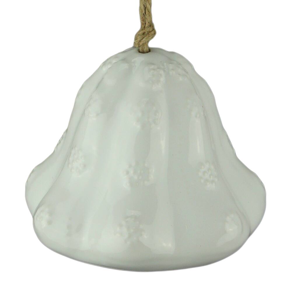 Alt View 2. Napco - White Ceramic Art Jellyfish Hanging Air Plant Holder - White.