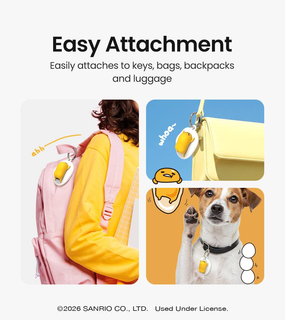 Easy Attachment  
Easily attaches to keys, bags, backpacks and luggage  

©2026 SANRIO CO., LTD. Used Under License.