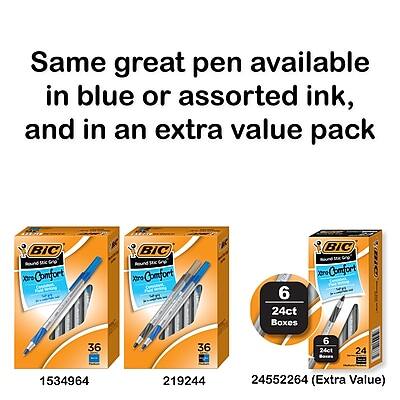 Same great pen available in blue or assorted ink, and in an extra value pack

BIC Xero Comfort 36 24ct Boxes
1534964

BIC Xero Comfort 36 24ct Boxes
219244

BIC Xero Comfort 6 24ct Boxes (Extra Value)
24552264