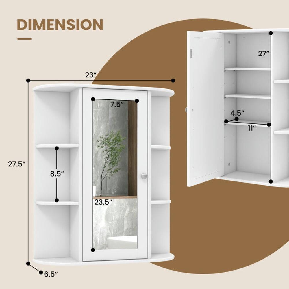 DIMENSION  
27.5" x 23" x 6.5"  
7.5" x 8.5" x 23.5"  
4.5" x 11" x 27"