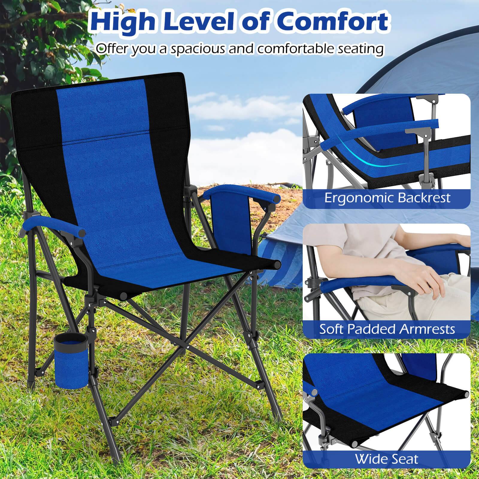 High Level of Comfort  
Offer you a spacious and comfortable seating

- Ergonomic Backrest
- Soft Padded Armrests
- Wide Seat