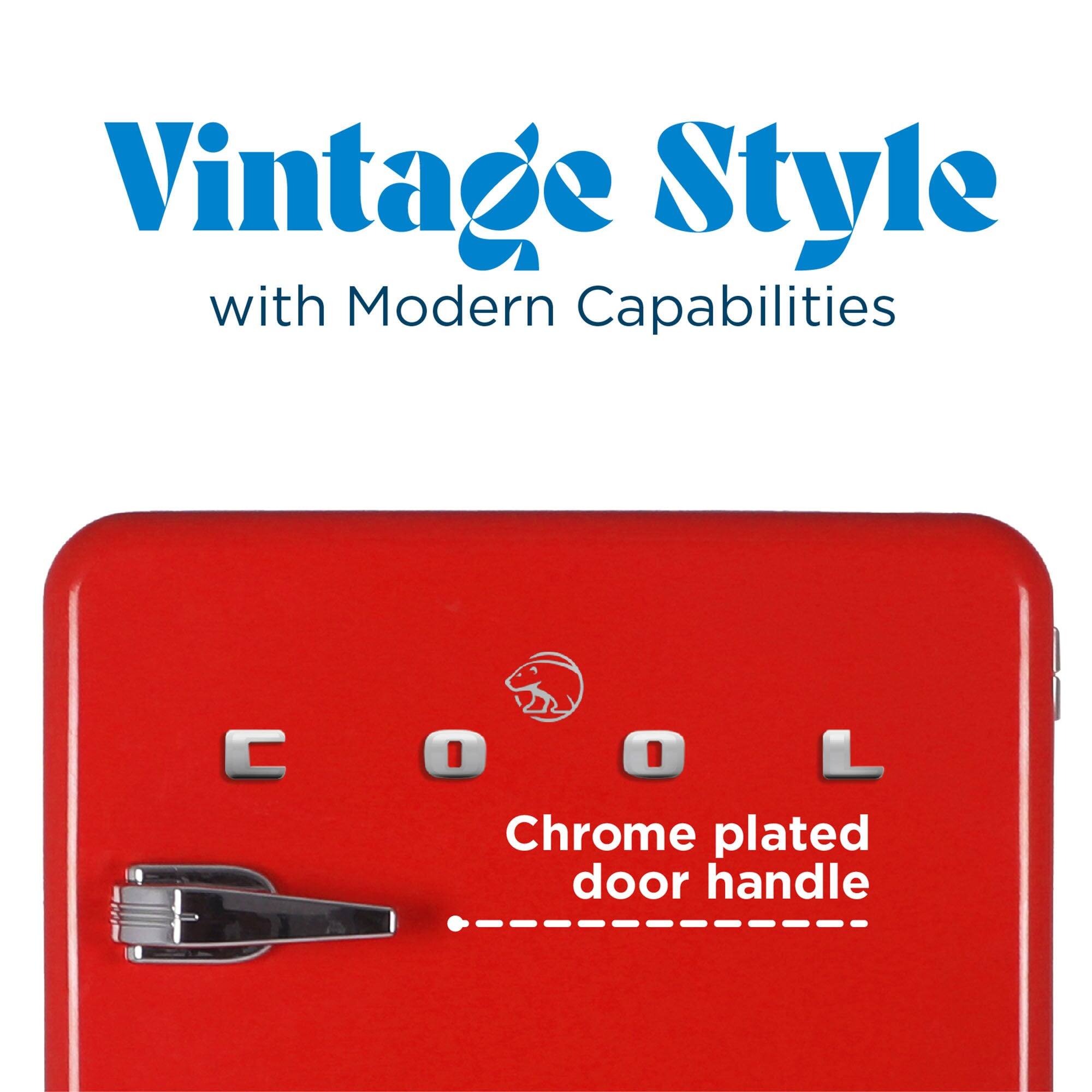 Vintage Style with Modern Capabilities, Chrome plated door handle, COOL