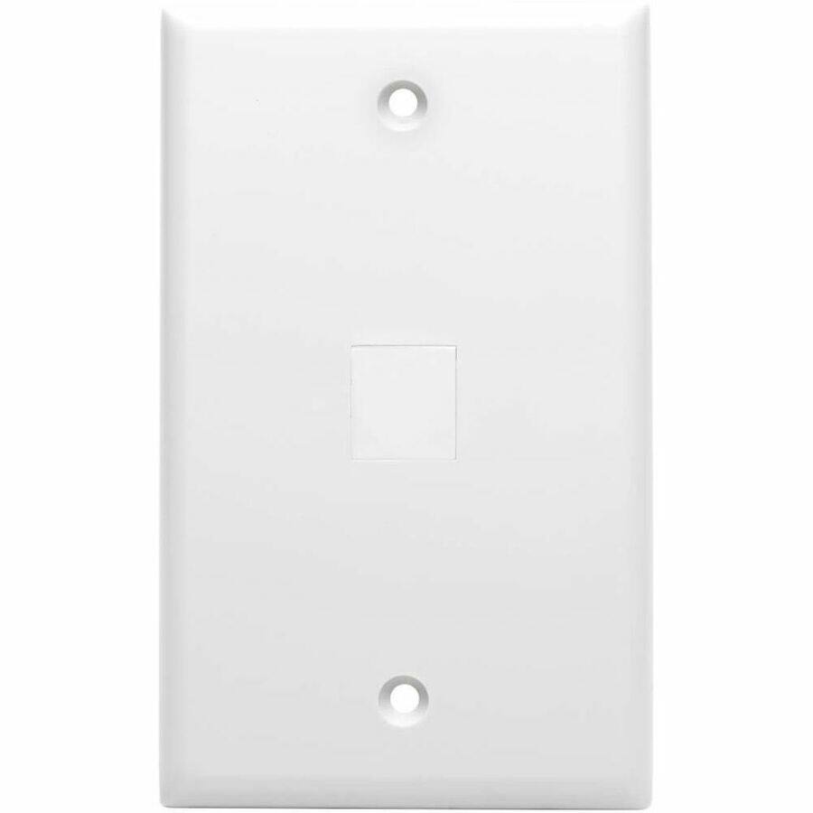 Alt View 1. Tripp Lite - 10PK KEYSTONE JACK INSERT SNAP IN BLANK WHITE - White.