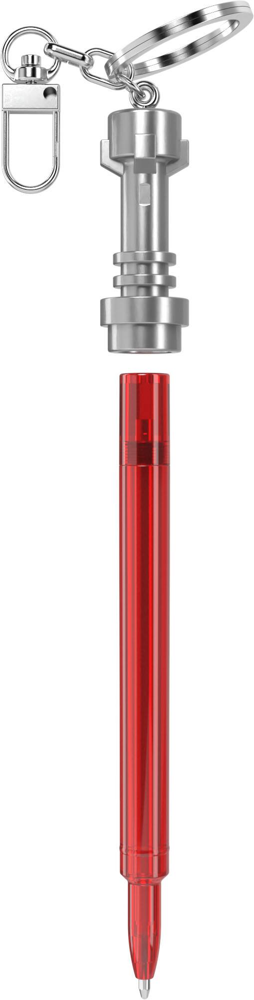 Alt View 2. Santoki - LEGO Star Wars Lightsaber Gel Pen With Clip And Key Ring- Red.