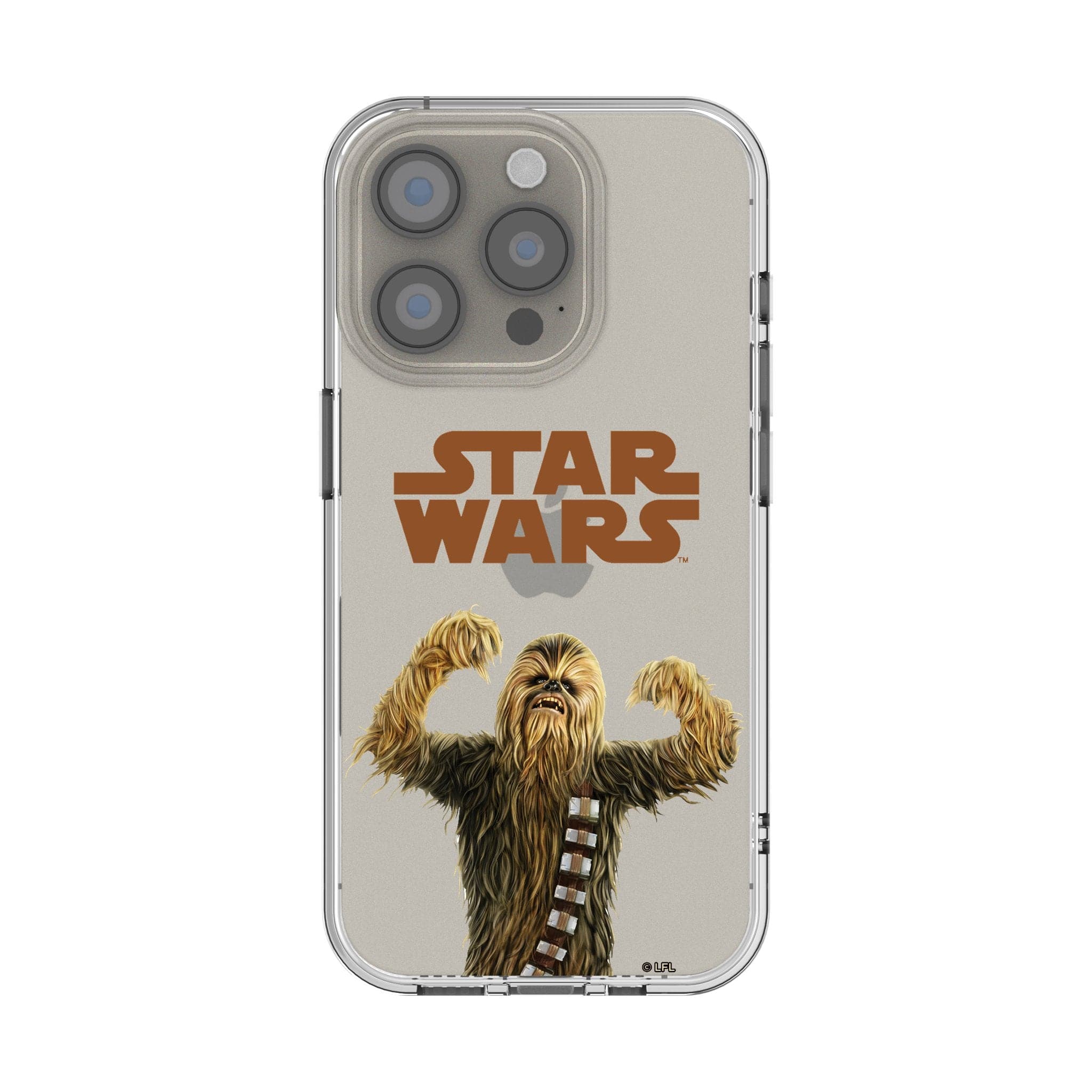 Keyscaper - Star Wars: A New Hope Color Block Clear Phone Case - Apple iPhone 16 Plus - Chewbacca