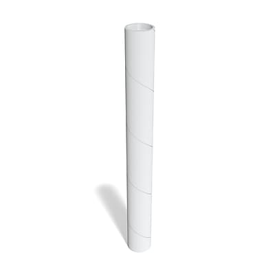 Alt View 2. Staples - 3" x 30" Mailing Tube with Caps, 12/Carton - White.