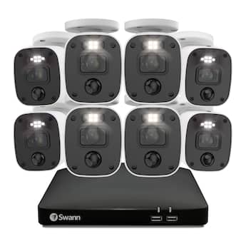 Swann SwannForce 4K Security Camera System, 8x Bullet Analog CCTV Swann SwannForce 4K Security Camera System, 8x Bullet Analog CCTV