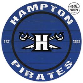 Jardine - Hampton Pirates 20'' x 20'' Indoor/Outdoor Circle Sign - White