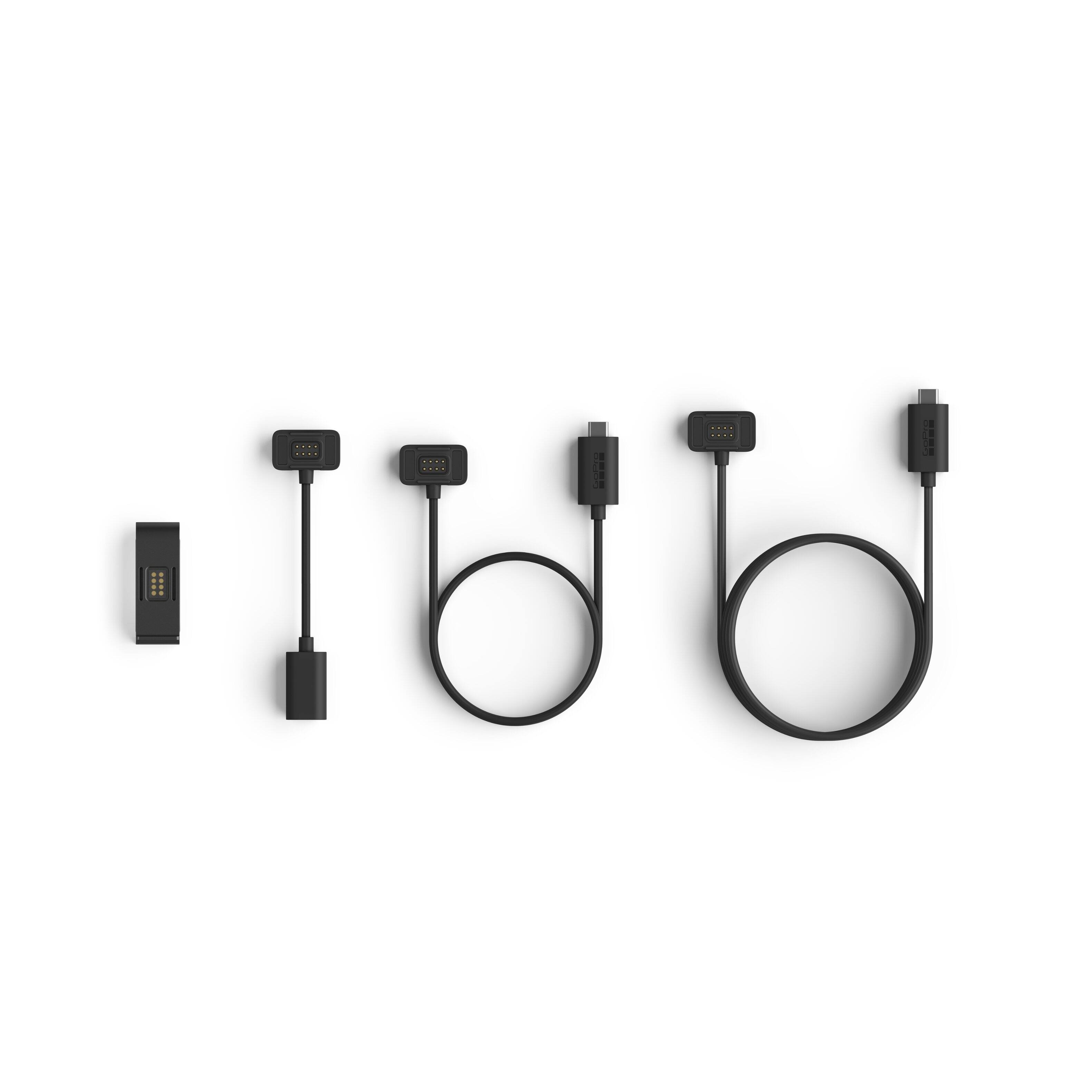 Alt View 1. GoPro - Contacto Magnetic Door and Power Cable Kit for HERO13 Black/HERO12 Black/HERO11 Black/HERO10 Black - Black.