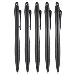 Unique Bargains - 5pcs Resistive Touch Screens Pens Universal Resistance Pen for Phone Car Navigation GPS POS - Black