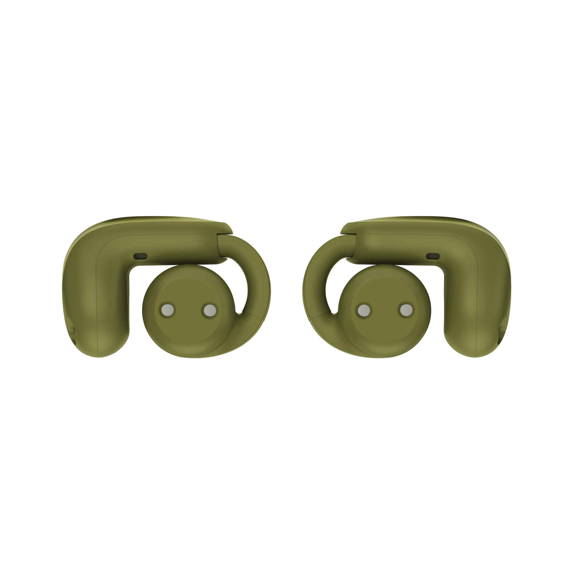 Alt View 9. Bose - Bose Ultra Open Earbuds (2nd Gen) - Wireless Bluetooth Open Ear Earbuds with Immersive Audio and Wireless Charging - Olive Green.