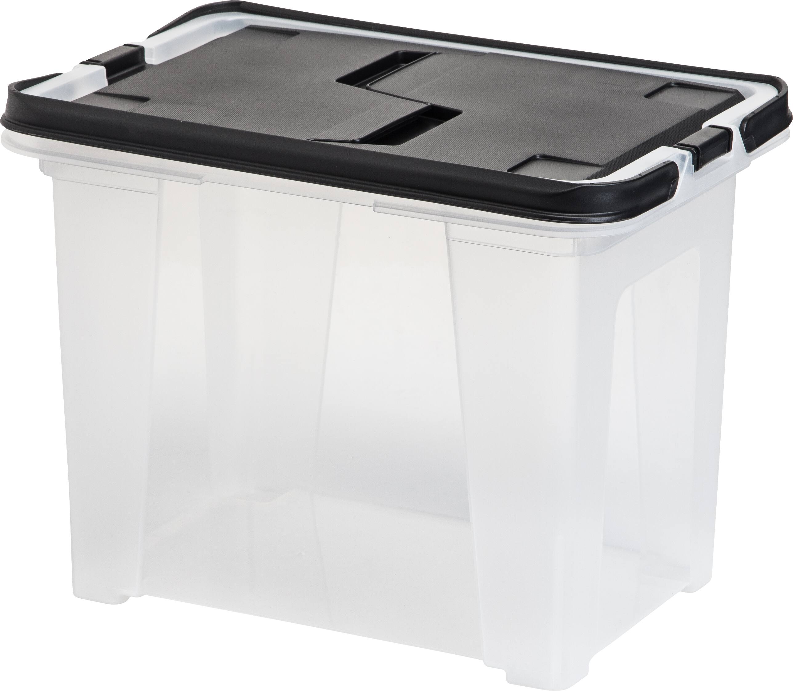 Alt View 2. IRIS USA - IRIS USA Portable Letter Size File Box with Handle for Hanging Folders.