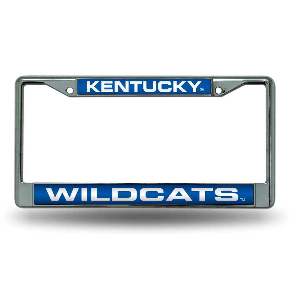 Rico Industries - Kentucky Wildcats Chrome Metal License Plate Frame Holder - Multi