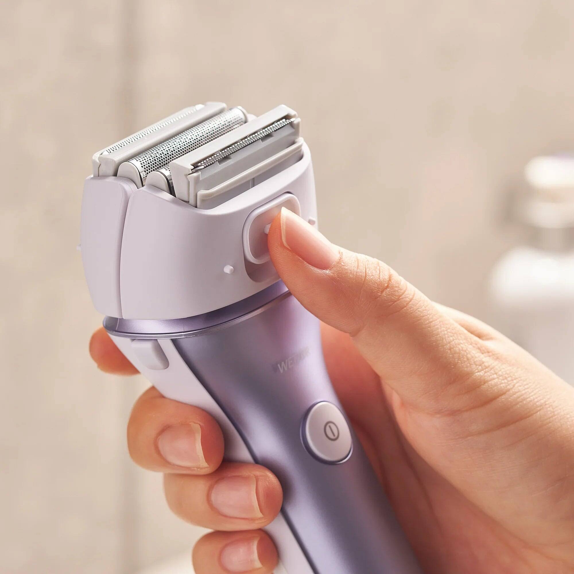 Alt View 3. Panasonic - 4-Blade Women's Electric Shaver + Bikini Attachment.