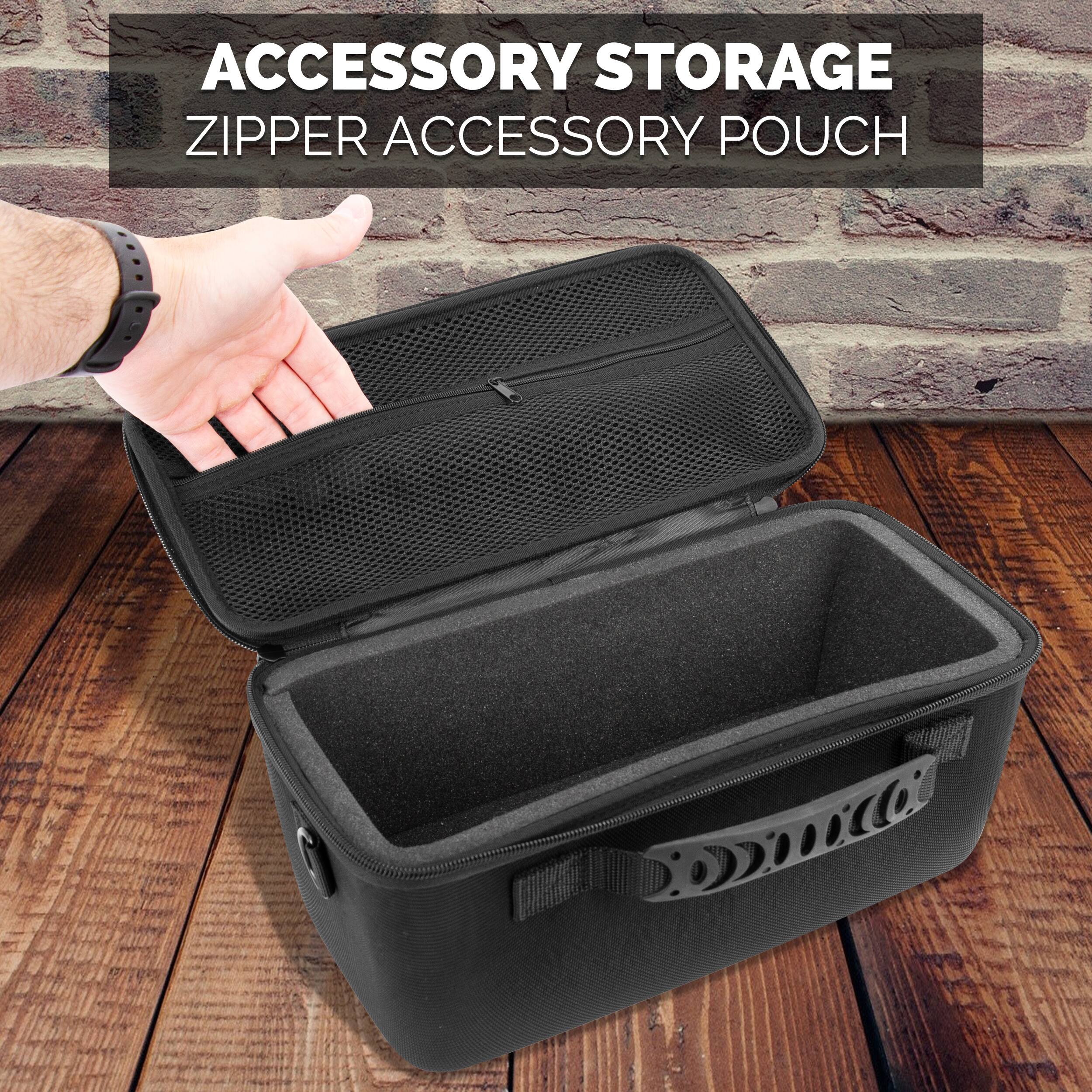 ACCESSORY STORAGE  
ZIPPER ACCESSORY POUCH