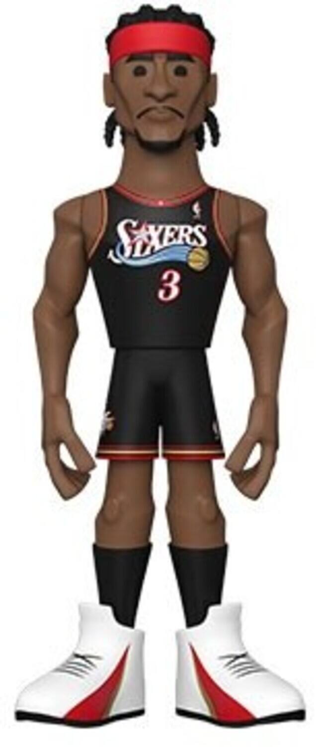 Alt View 2. Funko - FUNKO GOLD 12 NBA LG: 76ers - Allen Iverson (Styles May Vary)   - Collectibles - Multicolor.