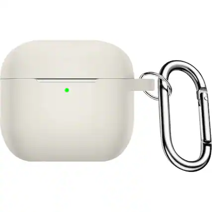 Front. SaharaCase - Venture Series Silicone Combo Kit Case for Apple AirPods (3rd Generation) - Glow White.