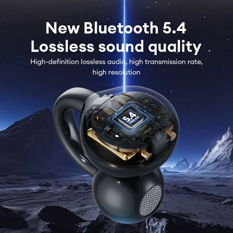 New Bluetooth 5.4 Lossless sound quality  
High-definition lossless audio, high transmission rate, high resolution