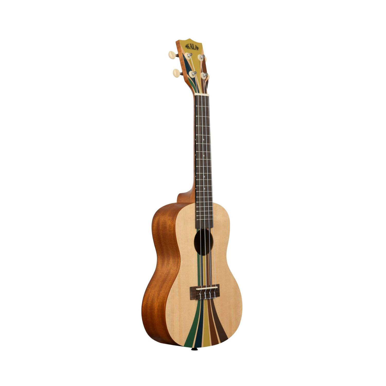Angle. Kala - Kala Riptide Concert 4-String Ukulele.