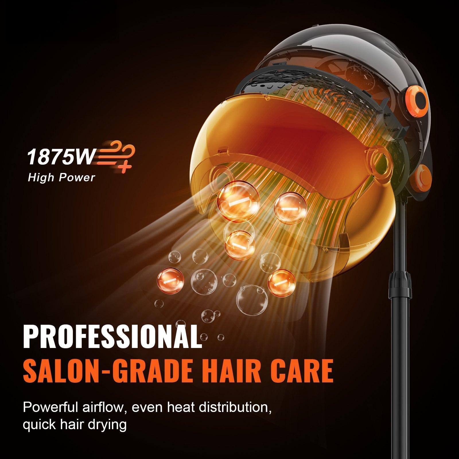 1875W  
High Power  

PROFESSIONAL  
SALON-GRADE HAIR CARE  

Powerful airflow, even heat distribution, quick hair drying