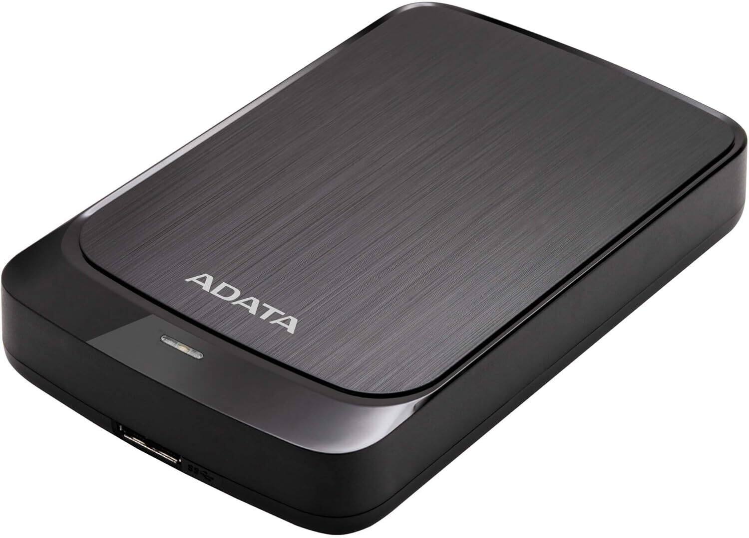 Back. ADATA - ADATA HV320 2.5 External Portable HDD 2TB USB 3.2 Colorbox Hard Disk Drive Black - Black.