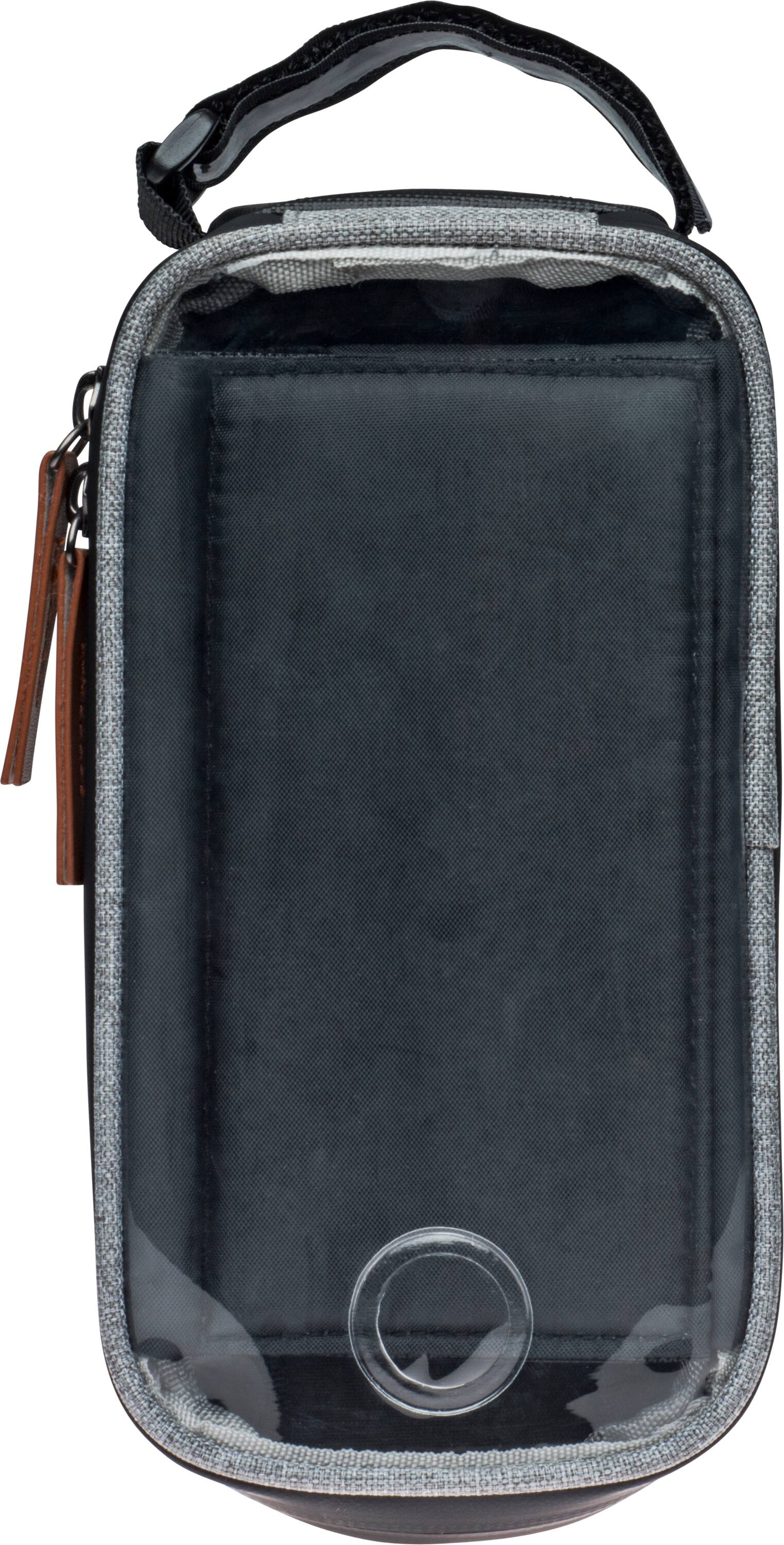 Left. Bell - Stowaway 500 Bike Frame Bag for Bike and Scooter - Grey.