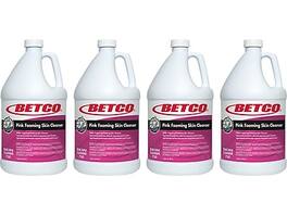 Betco - Foaming Hand Soap, Fresh Scent, 4/Carton - Pink
