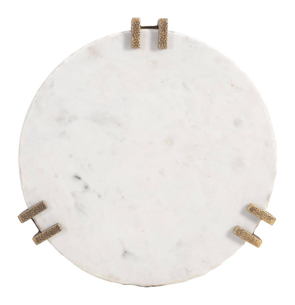 Alt View 1. Hivvago - Rench Side Table White - White.