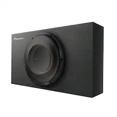 Front. Pioneer - 10" 1300W Max, 2Ω Single Voice Coil, Sealed, Aramid Fiber IMPP™ Cone – Slim Pre-Loaded Subwoofer w/ Grill - Black.
