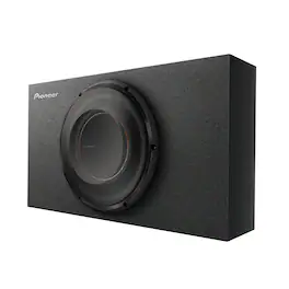 Pioneer - 10" 1300W Max, 2Ω Single Voice Coil, Sealed, Aramid Fiber IMPP™ Cone – Slim Pre-Loaded Subwoofer w/ Grill - Black