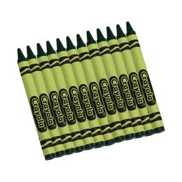 Crayola - Single Color Bulk Crayons, Regular Size, Green, 12 Count