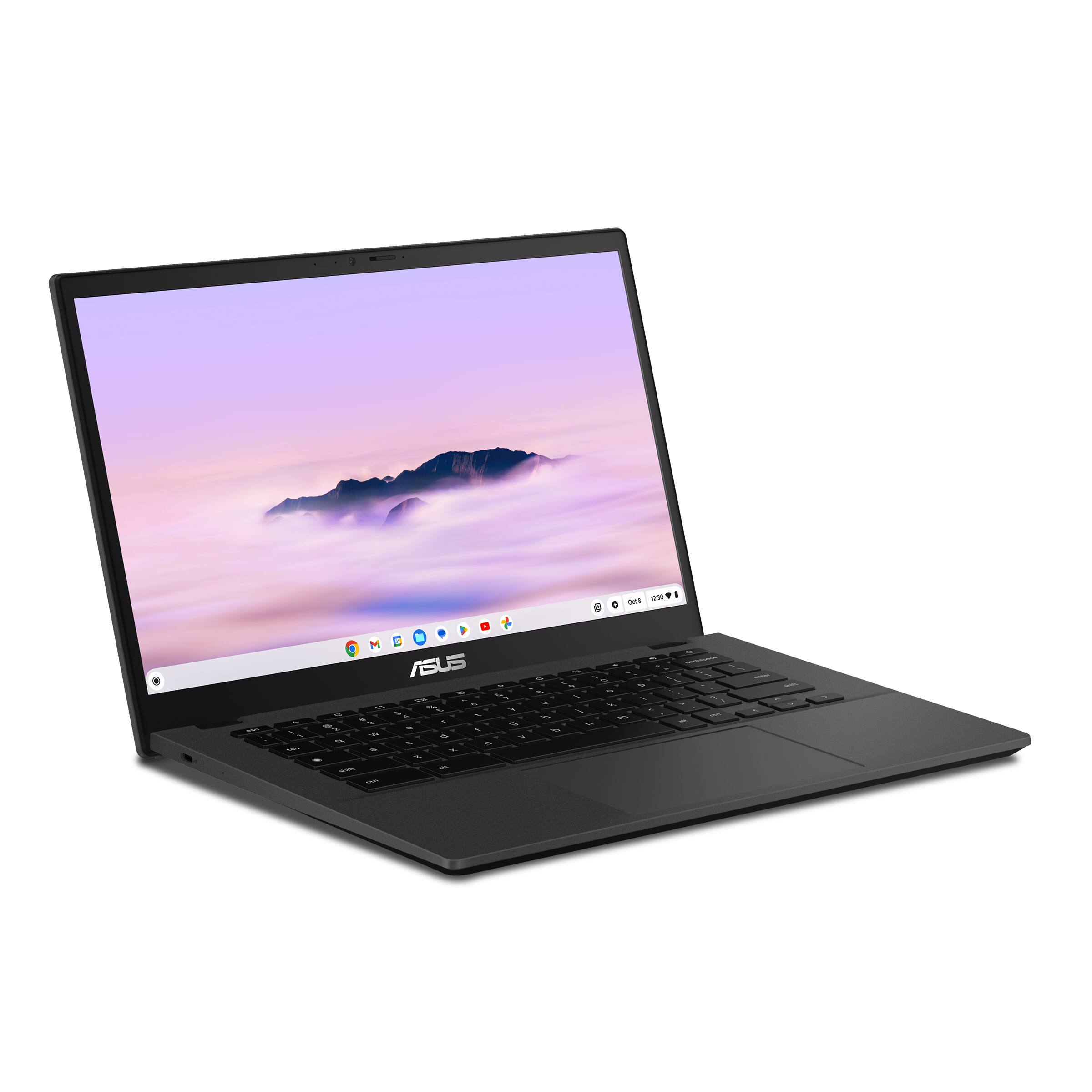 Alt View 6. ASUS - CX34 14" FHD Chromebook Plus Laptop with Google AI - Intel Core 5 120U (2024) - 8GB Memory - 128GB Storage - Staid Black.