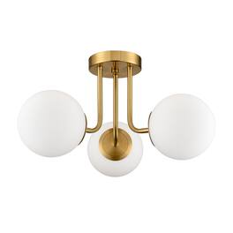 MOOSE - Modern Globe Ceiling Light - 3 Light - Gold