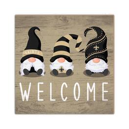 Fan Creations - New Orleans Saints 10'' x 10'' Welcome Gnomes Sign - Multicolor