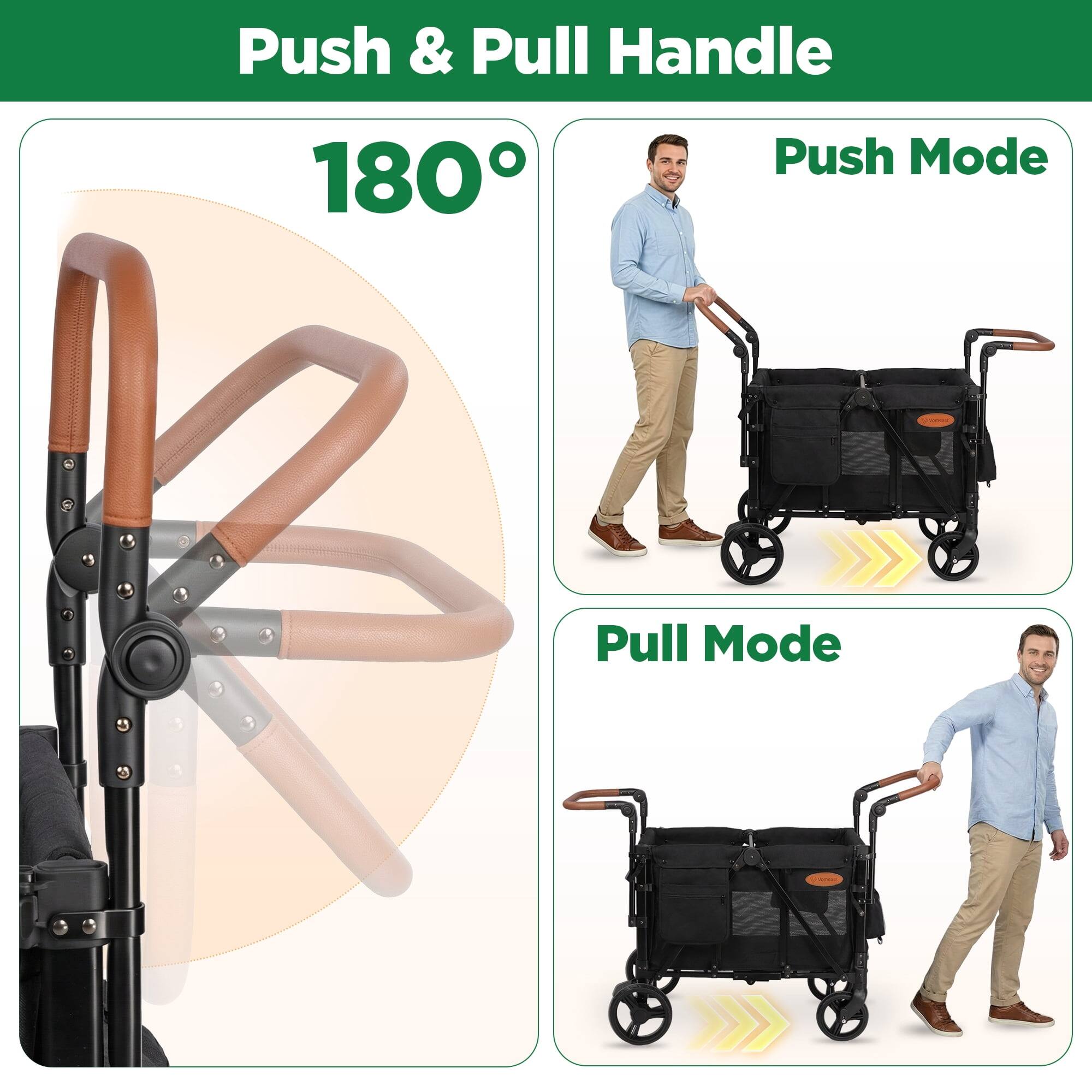 Push & Pull Handle  
180°  
Push Mode  
Pull Mode