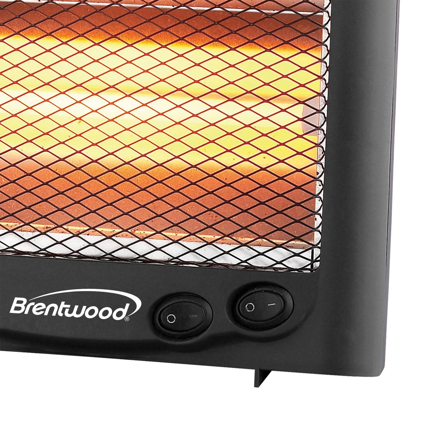 Angle. Brentwood Appliances - Brentwood 600 Watt Portable Space Heater in Black - Black.