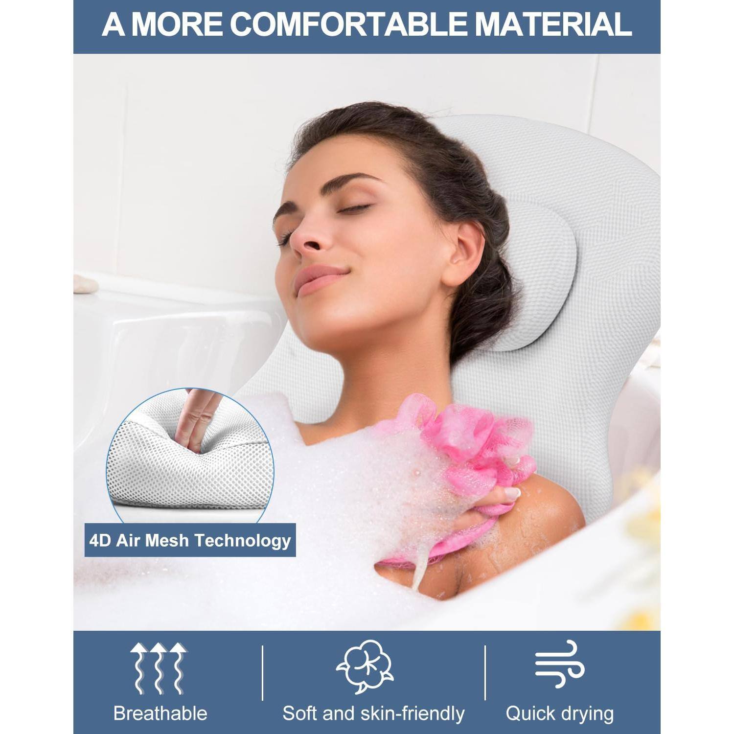 A MORE COMFORTABLE MATERIAL

4D Air Mesh Technology

- Breathable
- Soft and skin-friendly
- Quick drying