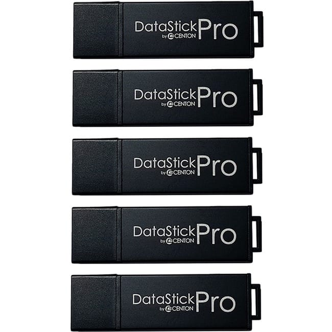 Centon - VALUEPACK USB 3.0 DATASTICK PRO , 32GB, 5 PACK - Black